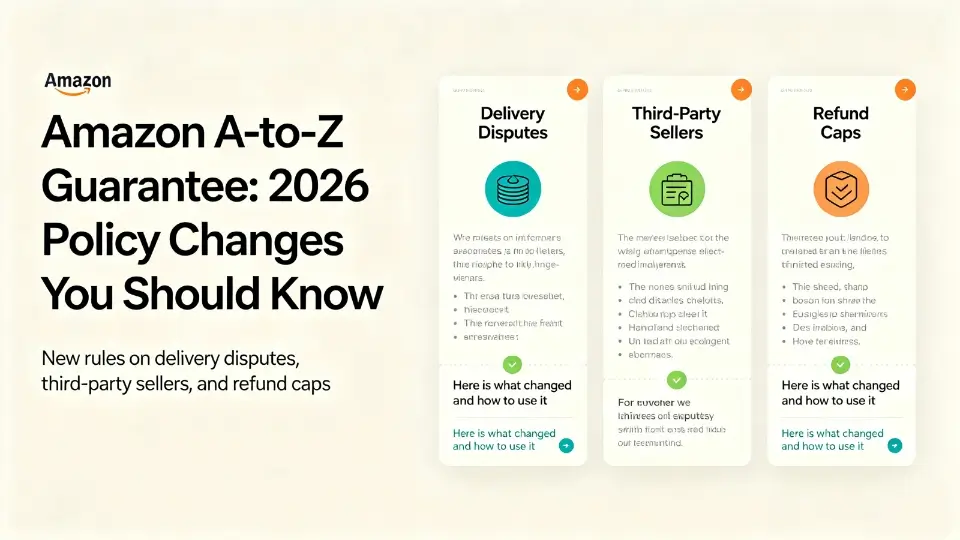 Amazon A-to-Z Guarantee: 2026 Policy Changes You Should Know