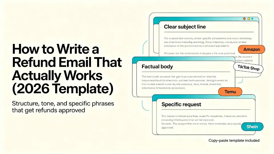 How to Write a Refund Email That Actually Works (2026 Template)