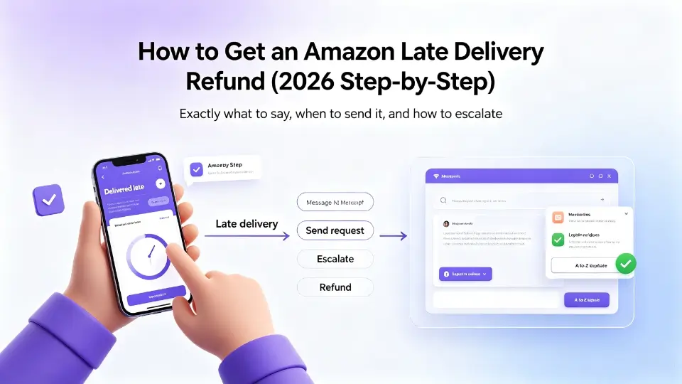 How to Get an Amazon Late Delivery Refund (2026 Step-by-Step)