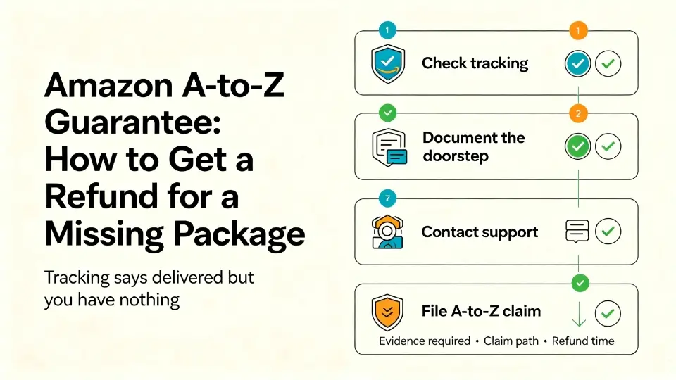 Amazon A-to-Z Guarantee: How to Get a Refund for a Missing Package