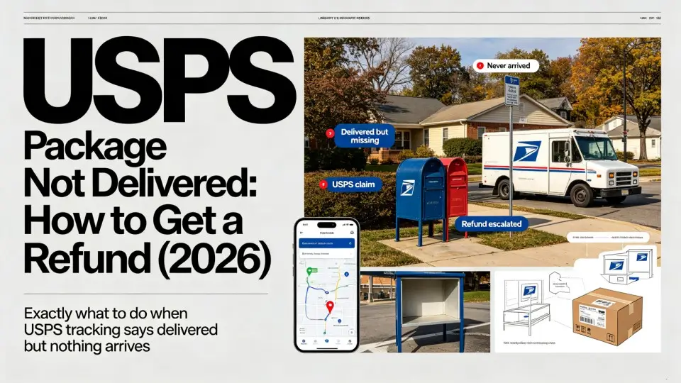 USPS Package Not Delivered: How to Get a Refund (2026)